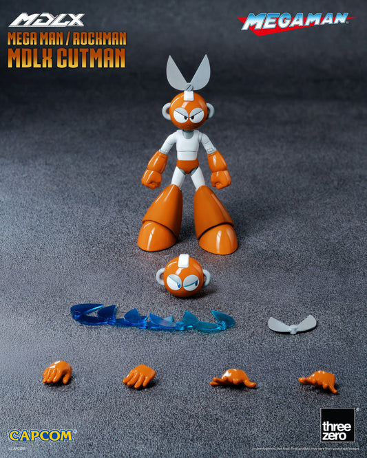 Preventa Figura MDLX Cutman - Mega Man / Rockman marca Threezero 3Z0837 escala pequeña 1/12