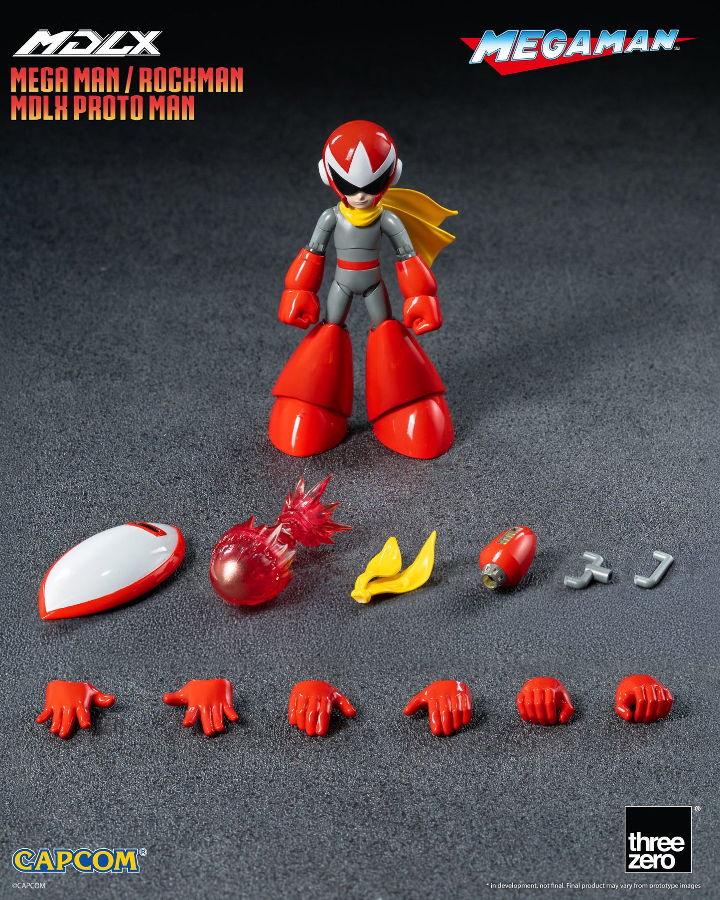 Preventa Figura MDLX Proto Man - Mega Man / Rockman marca Threezero 3Z0989 escala 1/12