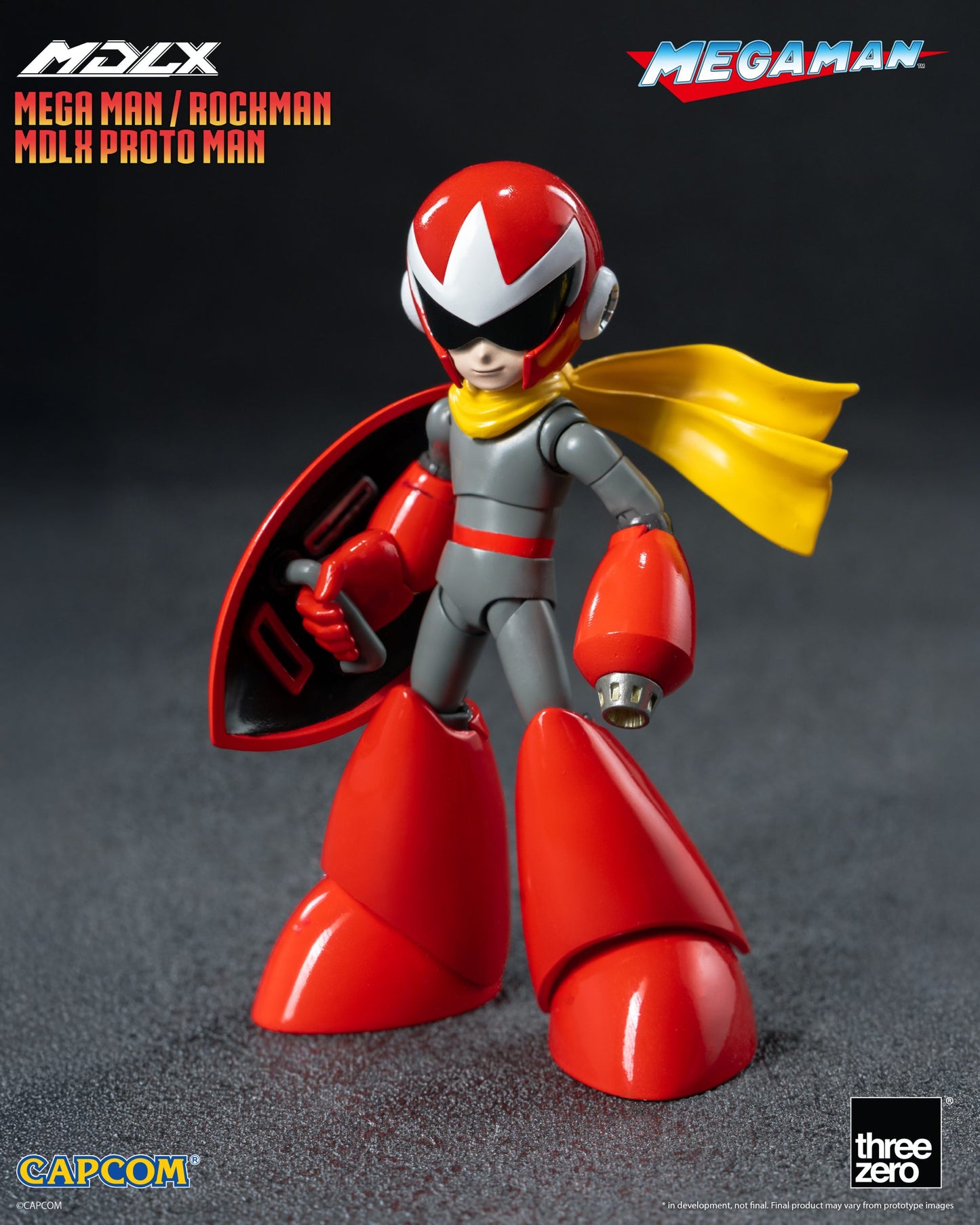 Preventa Figura MDLX Proto Man - Mega Man / Rockman marca Threezero 3Z0989 escala 1/12