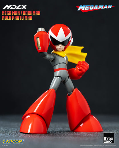 Preventa Figura MDLX Proto Man - Mega Man / Rockman marca Threezero 3Z0989 escala 1/12