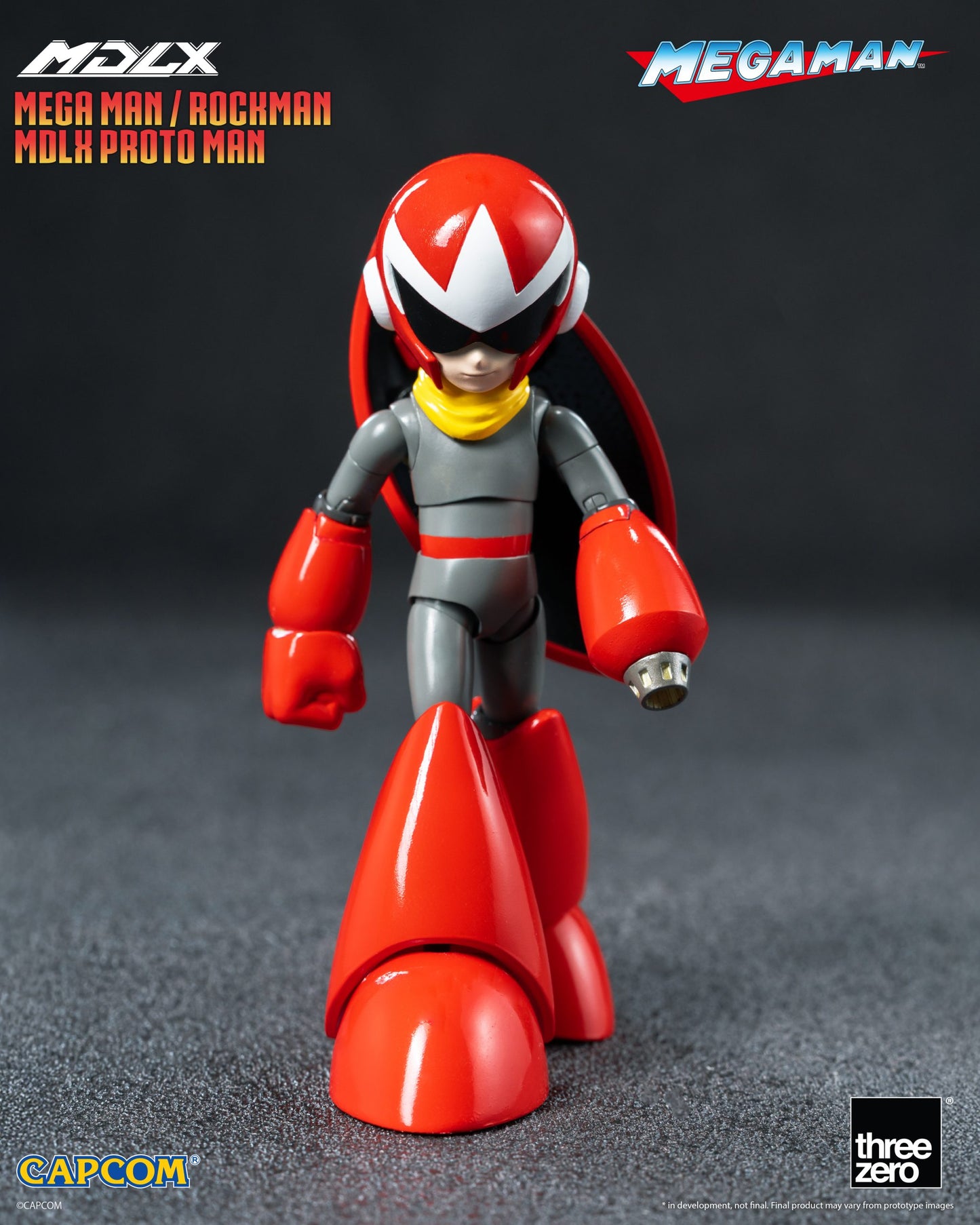 Preventa Figura MDLX Proto Man - Mega Man / Rockman marca Threezero 3Z0989 escala 1/12