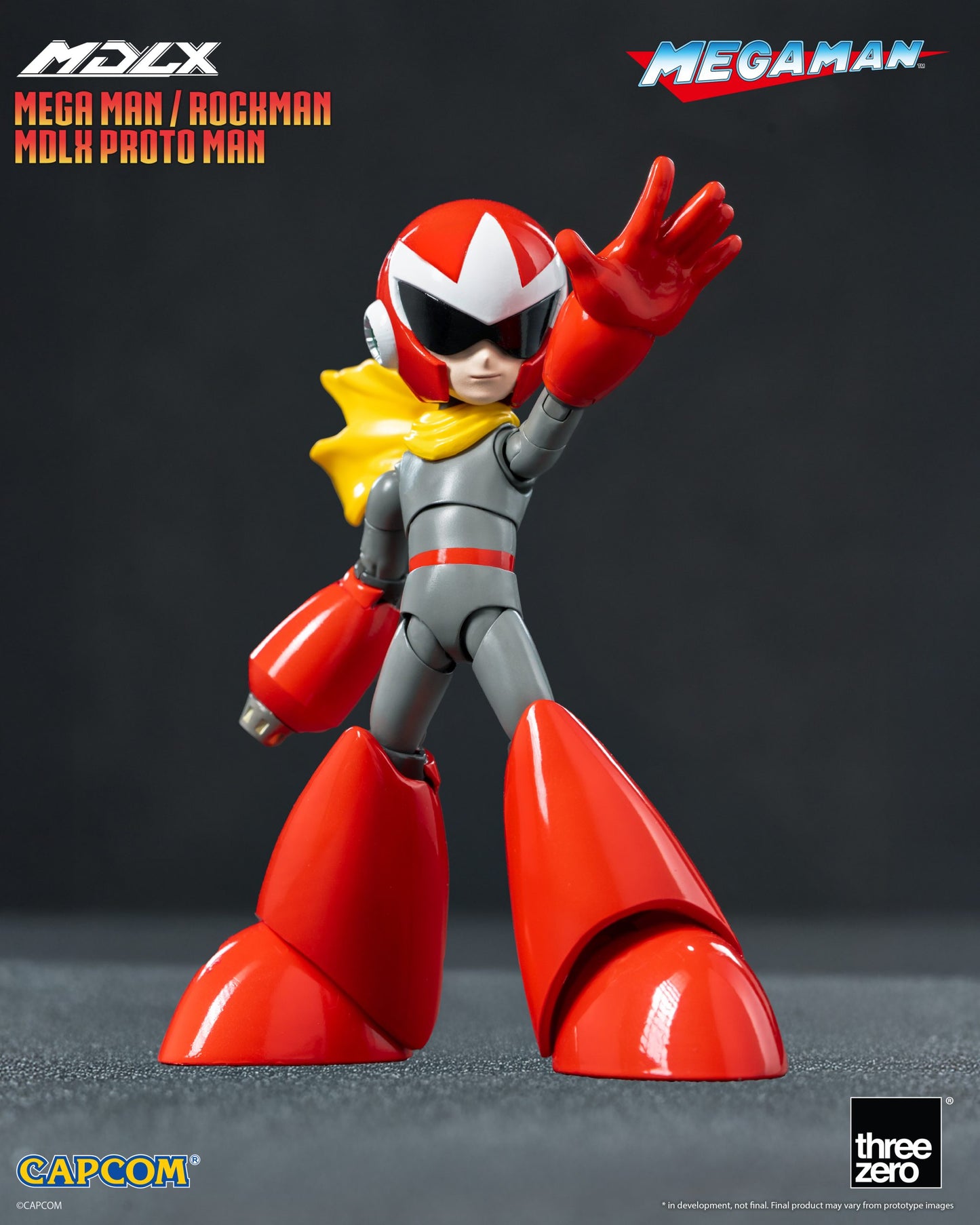 Preventa Figura MDLX Proto Man - Mega Man / Rockman marca Threezero 3Z0989 escala 1/12