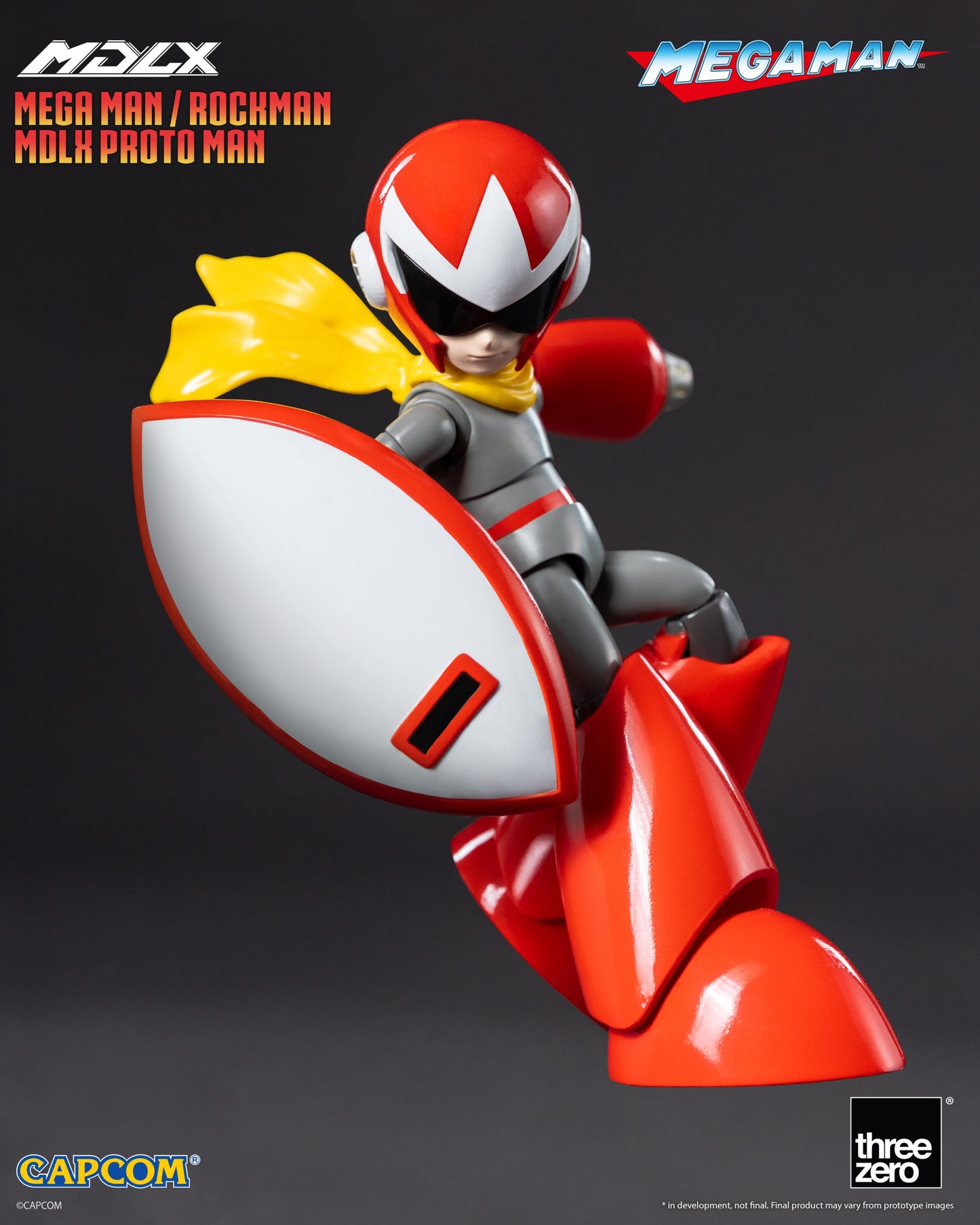 Preventa Figura MDLX Proto Man - Mega Man / Rockman marca Threezero 3Z0989 escala 1/12