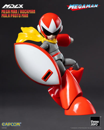 Preventa Figura MDLX Proto Man - Mega Man / Rockman marca Threezero 3Z0989 escala 1/12