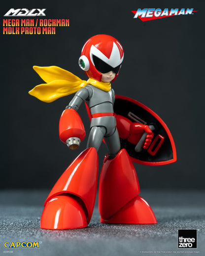 Preventa Figura MDLX Proto Man - Mega Man / Rockman marca Threezero 3Z0989 escala 1/12