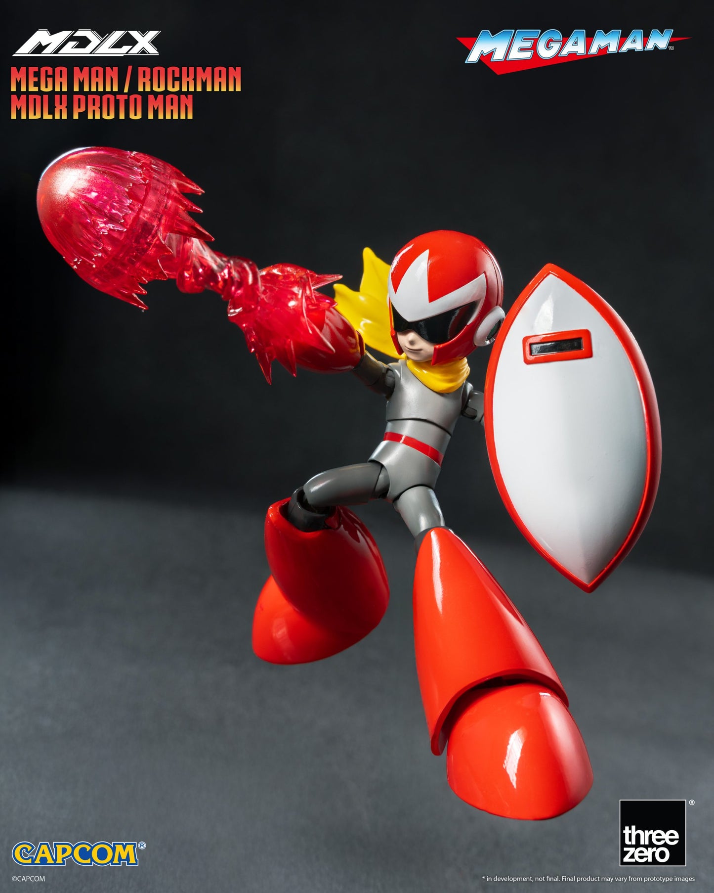 Preventa Figura MDLX Proto Man - Mega Man / Rockman marca Threezero 3Z0989 escala 1/12