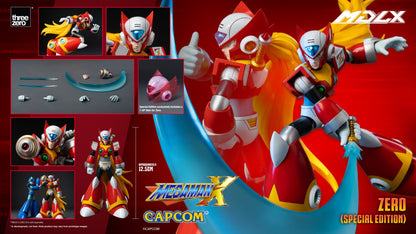 Preventa Figura MDLX Zero (SPECIAL EDITION) - Mega Man X / Rockman X marca Threezero 3Z1093 escala 1/12