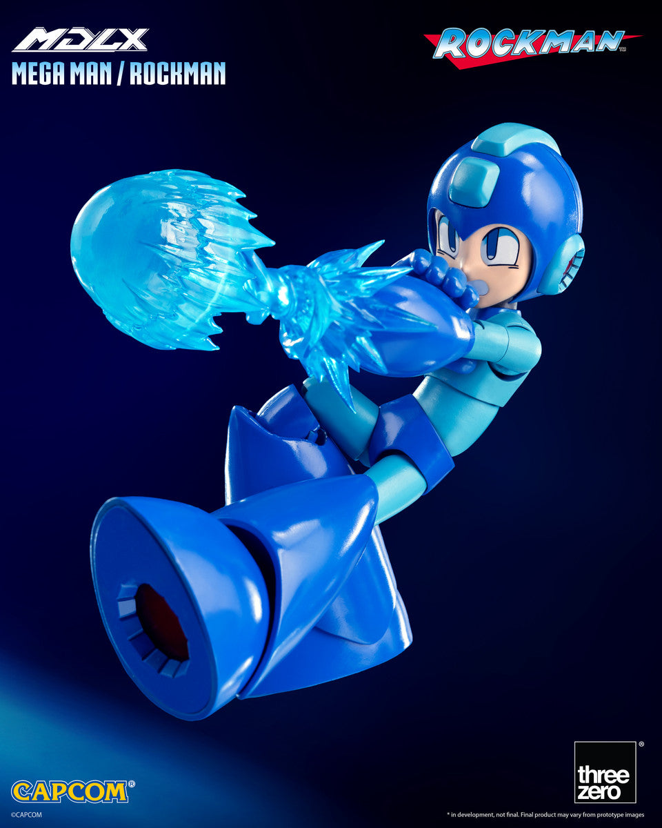 Preventa Figura MDLX Mega Man / Rockman marca Threezero 3Z0572 escala pequeña 1/12