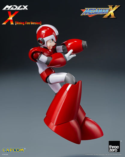 Preventa Figura MDLX X Mega Man X / Rockman X (Rising Fire Version) marca Threezero 3Z0576 escala pequeña 1/12