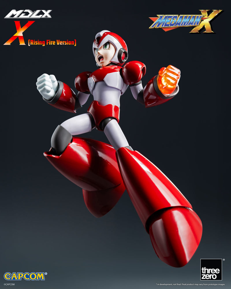 Pedido Figura MDLX X (Rising Fire Version) - Mega Man X / Rockman X marca Threezero 3Z0576 escala pequeña 1/12