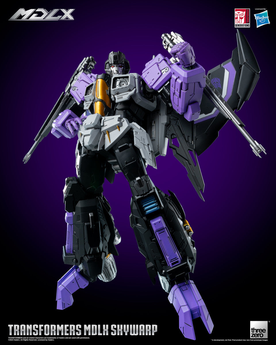 Preventa Figura MDLX Skywarp - Transformers marca Threezero 3Z0663 sin escala (20 cm)