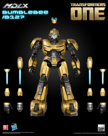 Preventa Figura MDLX Bumblebee/B127 - Transformers One marca Threezero 3Z0840 (12.5 cm)