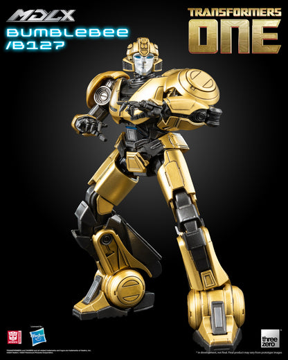 Preventa Figura MDLX Bumblebee/B127 - Transformers One marca Threezero 3Z0840 (12.5 cm)