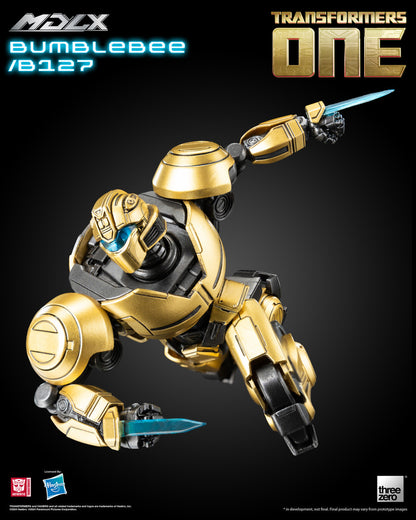 Preventa Figura MDLX Bumblebee/B127 - Transformers One marca Threezero 3Z0840 (12.5 cm)