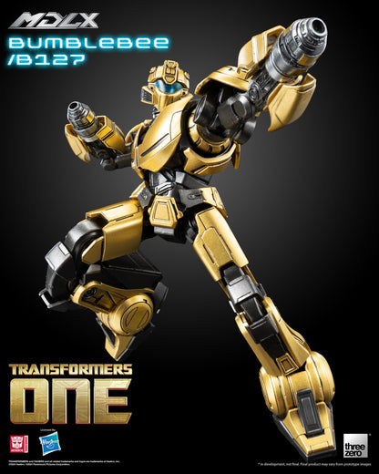 Preventa Figura MDLX Bumblebee/B127 - Transformers One marca Threezero 3Z0840 (12.5 cm)
