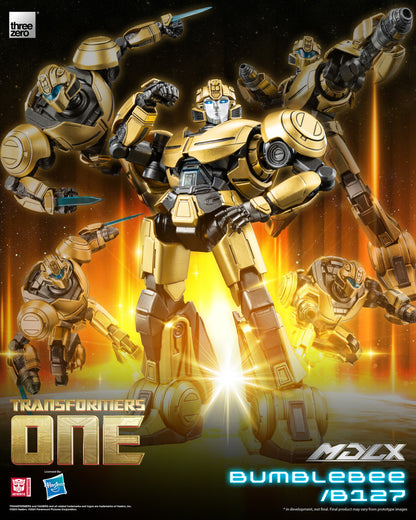 Preventa Figura MDLX Bumblebee/B127 - Transformers One marca Threezero 3Z0840 (12.5 cm)