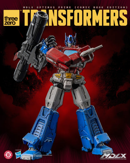 Preventa Figura MDLX Optimus Prime (Comic Book Edition) – Transformers marca Threezero 3Z0871 (17.8 cm)