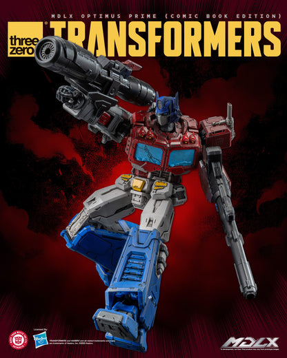 Preventa Figura MDLX Optimus Prime (Comic Book Edition) – Transformers marca Threezero 3Z0871 (17.8 cm)