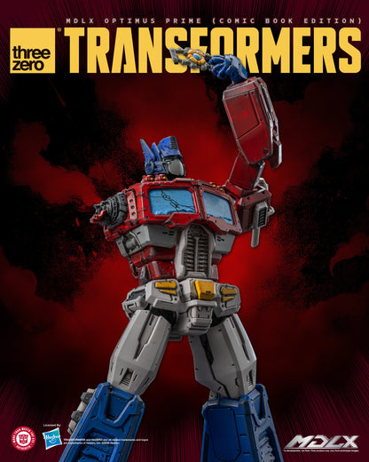 Preventa Figura MDLX Optimus Prime (Comic Book Edition) – Transformers marca Threezero 3Z0871 (17.8 cm)