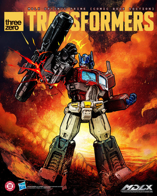 Preventa Figura MDLX Optimus Prime (Comic Book Edition) – Transformers marca Threezero 3Z0871 (17.8 cm)