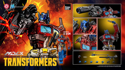 Preventa Figura MDLX Optimus Prime (Comic Book Edition) – Transformers marca Threezero 3Z0871 (17.8 cm)
