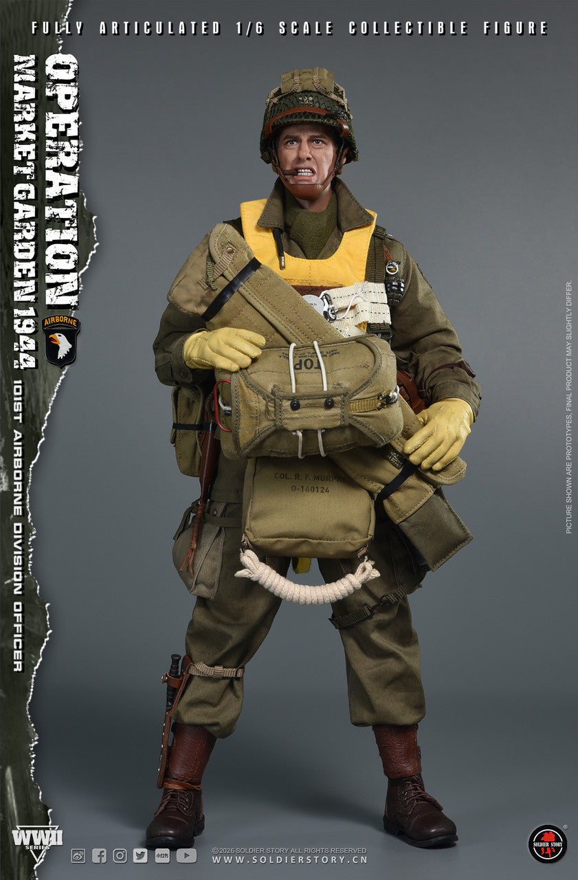 Preventa Figura 101st Airborne Division Officer marca Soldier Story SS145 escala 1/6