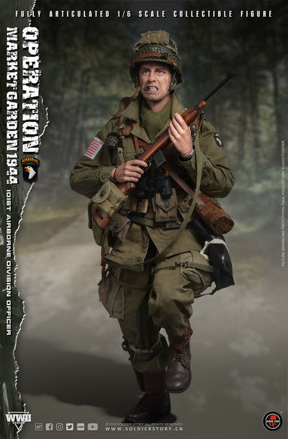 Preventa Figura 101st Airborne Division Officer marca Soldier Story SS145 escala 1/6