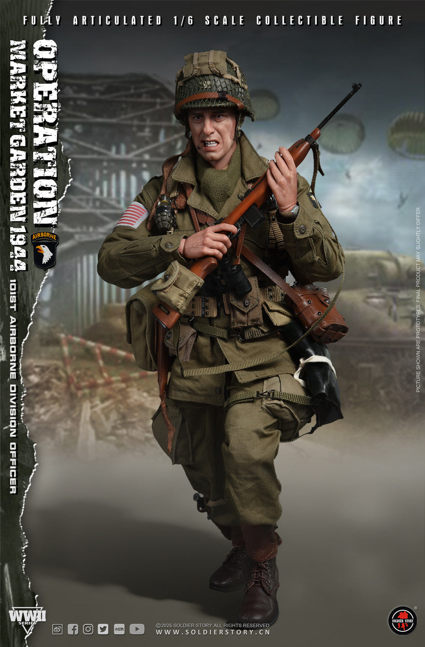 Preventa Figura 101st Airborne Division Officer marca Soldier Story SS145 escala 1/6