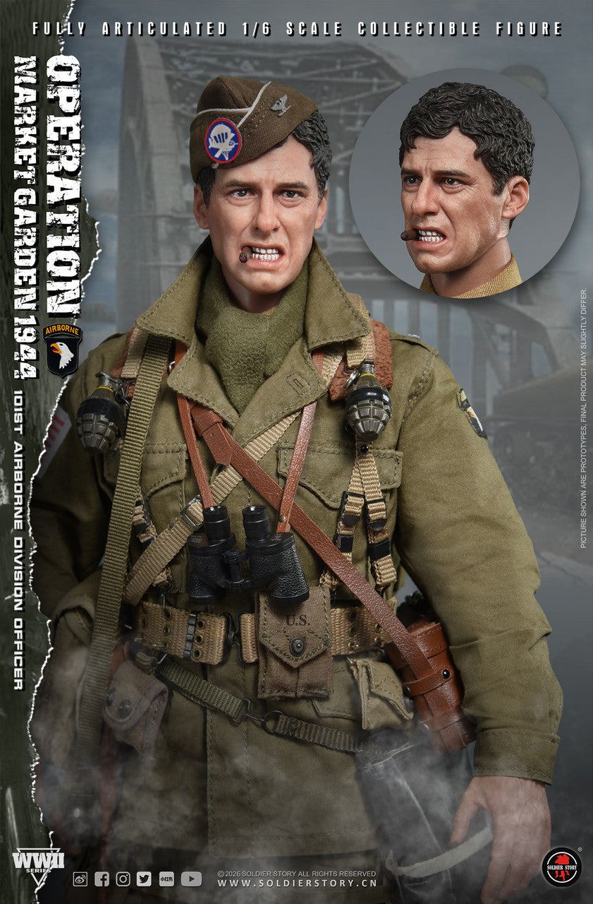 Preventa Figura 101st Airborne Division Officer marca Soldier Story SS145 escala 1/6