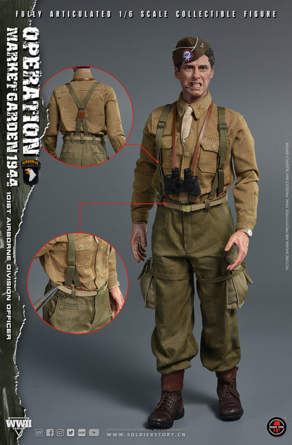 Preventa Figura 101st Airborne Division Officer marca Soldier Story SS145 escala 1/6