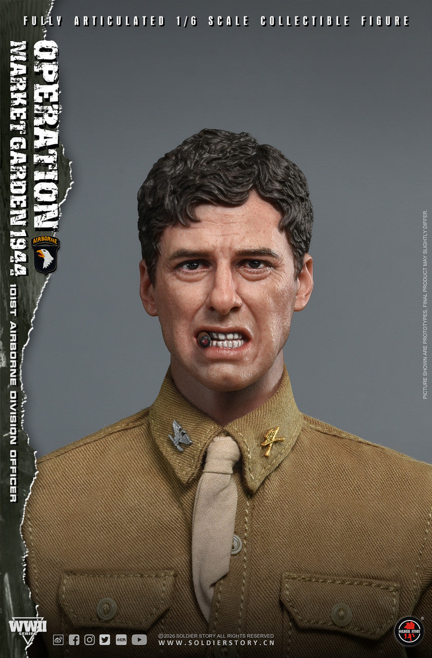 Preventa Figura 101st Airborne Division Officer marca Soldier Story SS145 escala 1/6