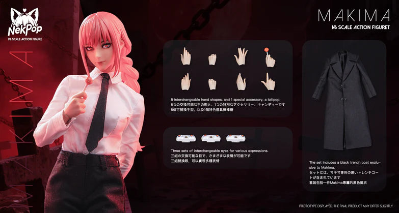 Preventa Figura Makima marca NekPop Studio NEK001 escala 1/6