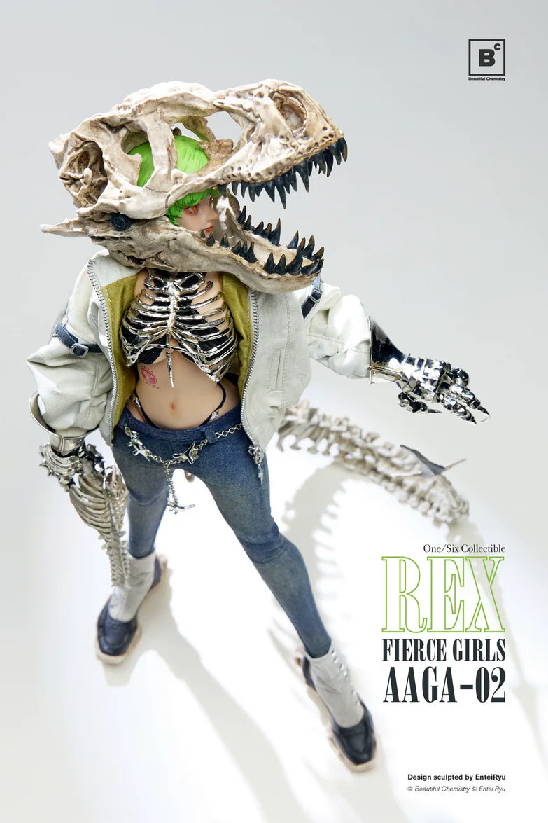 Preventa Figura AAGA-02 Rex - Fierce Girls Series - Entei Ryu (Diseñador) marca Beautiful Chemistry x Underverse UV202501 escala 1/6