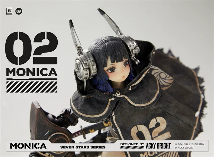 Pedido Figura No.02 Monica - Beautiful Chemistry x Acky Bright (Diseñador) - Seven Stars Series marca Underverse UV202415 escala 1/6