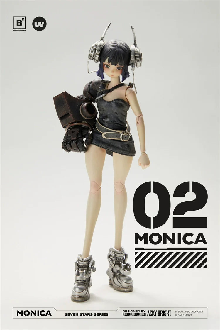 Pedido Figura No.02 Monica - Beautiful Chemistry x Acky Bright (Diseñador) - Seven Stars Series marca Underverse UV202415 escala 1/6