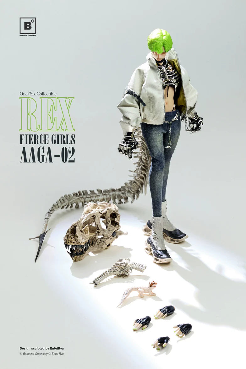 Preventa Figura AAGA-02 Rex - Fierce Girls Series - Entei Ryu (Diseñador) marca Beautiful Chemistry x Underverse UV202501 escala 1/6