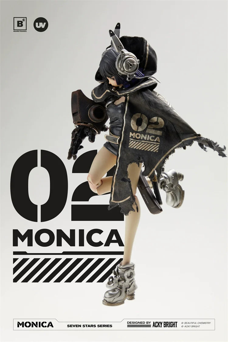 Pedido Figura No.02 Monica - Beautiful Chemistry x Acky Bright (Diseñador) - Seven Stars Series marca Underverse UV202415 escala 1/6