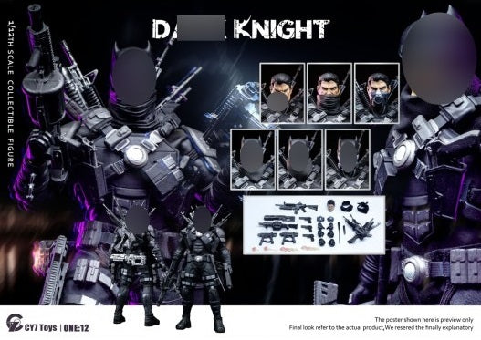 Pedido Figura D Knight marca CY7Toys escala pequeña 1/12