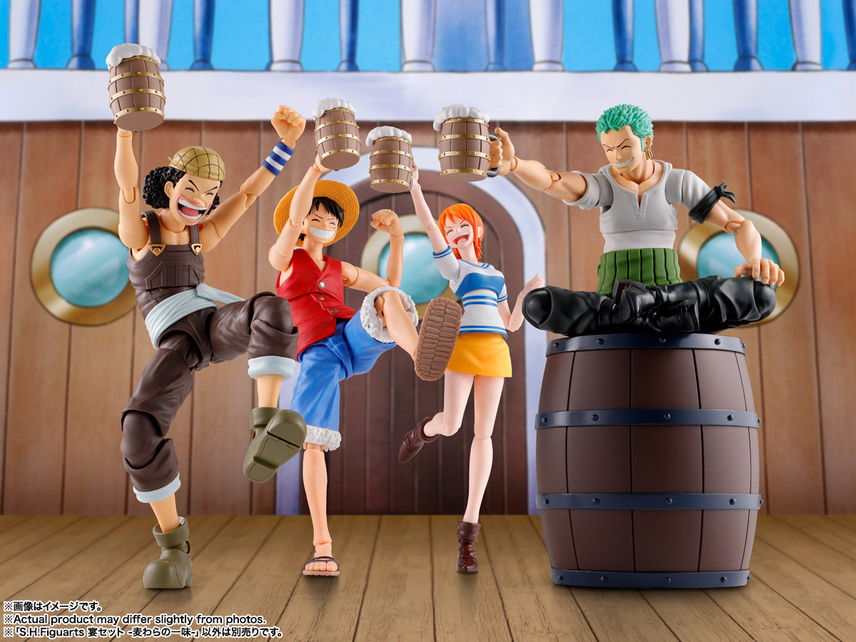 Preventa Accesorios Set de Fiesta para la Tripulación de los Sombrero de Paja / "The Straw Hat Crew" (Partes Opcionales) - One Piece - S.H.Figuarts JP marca Bandai Namco escala 1/12