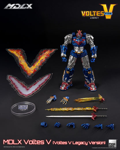 Preventa Figura MDLX Voltes V (Voltes V Legacy Version) - Voltes V: Legacy  marca Threezero 3Z0666 (15 cm)