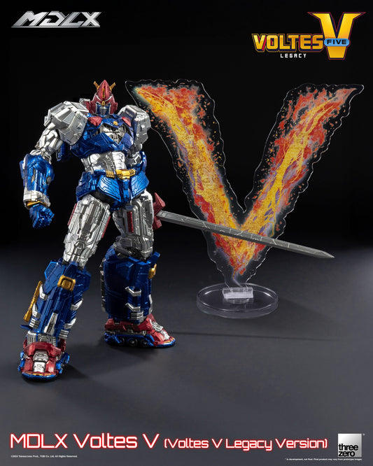 Preventa Figura MDLX Voltes V (Voltes V Legacy Version) - Voltes V: Legacy  marca Threezero 3Z0666 (15 cm)