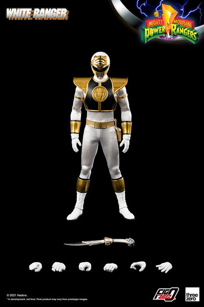 Pedido Figura White Ranger - Mighty Morphin Power Rangers - FigZero marca Threezero 3Z0299 escala 1/6