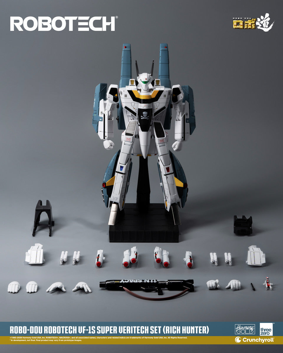 Preventa Figura ROBO-DOU VF-1S Super Veritech (Rick Hunter) - ROBOTECH marca Threezero 3Z0307 escala 1/72