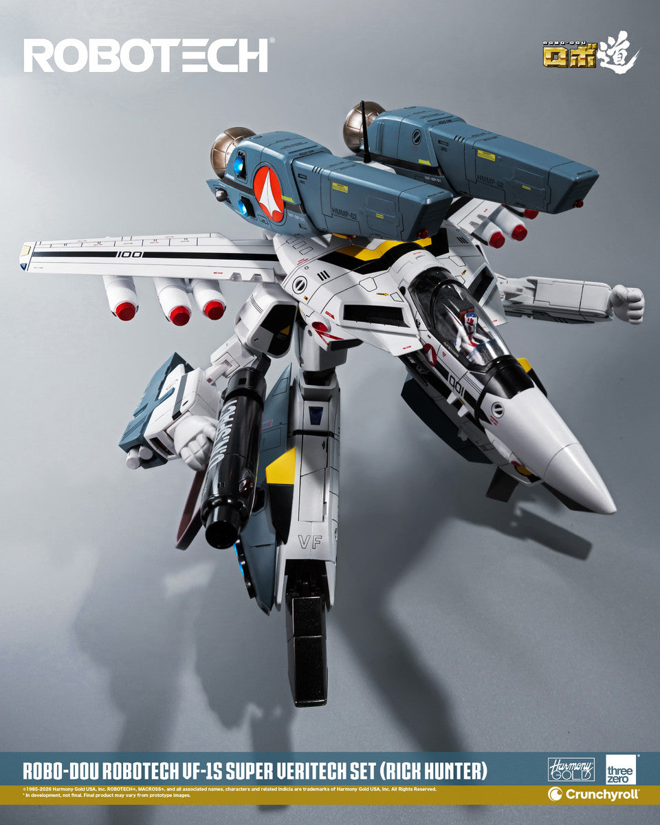 Preventa Figura ROBO-DOU VF-1S Super Veritech (Rick Hunter) - ROBOTECH marca Threezero 3Z0307 escala 1/72