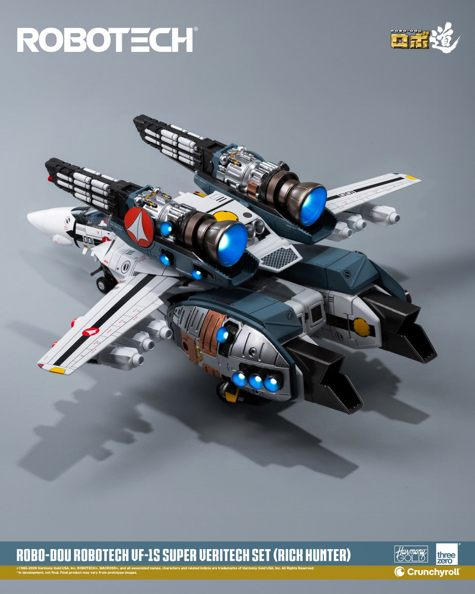 Preventa Figura ROBO-DOU VF-1S Super Veritech (Rick Hunter) - ROBOTECH marca Threezero 3Z0307 escala 1/72