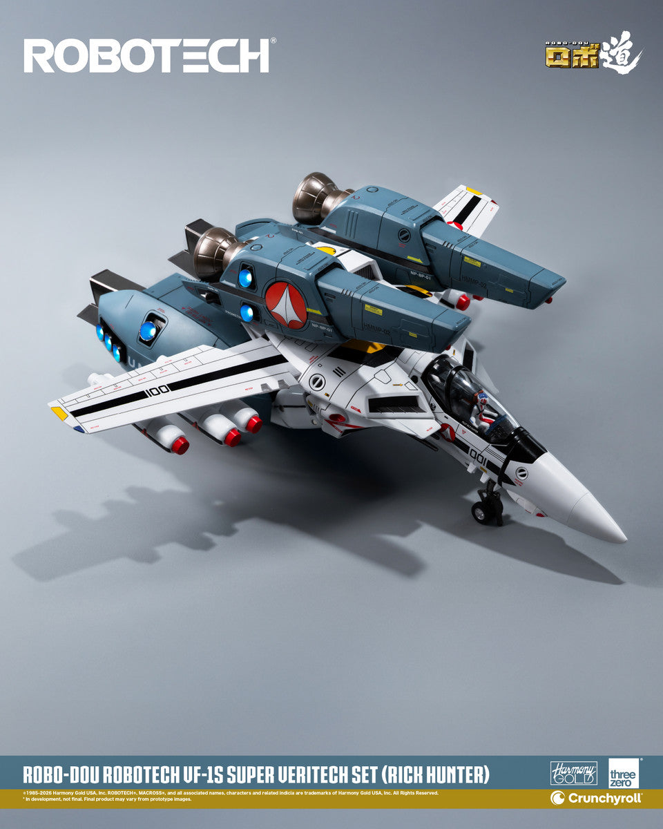 Preventa Figura ROBO-DOU VF-1S Super Veritech (Rick Hunter) - ROBOTECH marca Threezero 3Z0307 escala 1/72