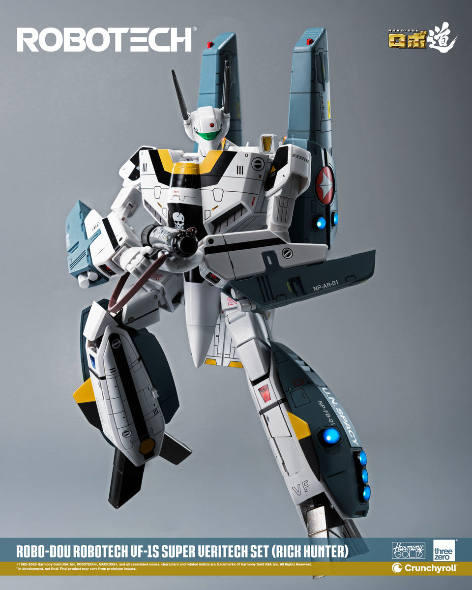 Preventa Figura ROBO-DOU VF-1S Super Veritech (Rick Hunter) - ROBOTECH marca Threezero 3Z0307 escala 1/72