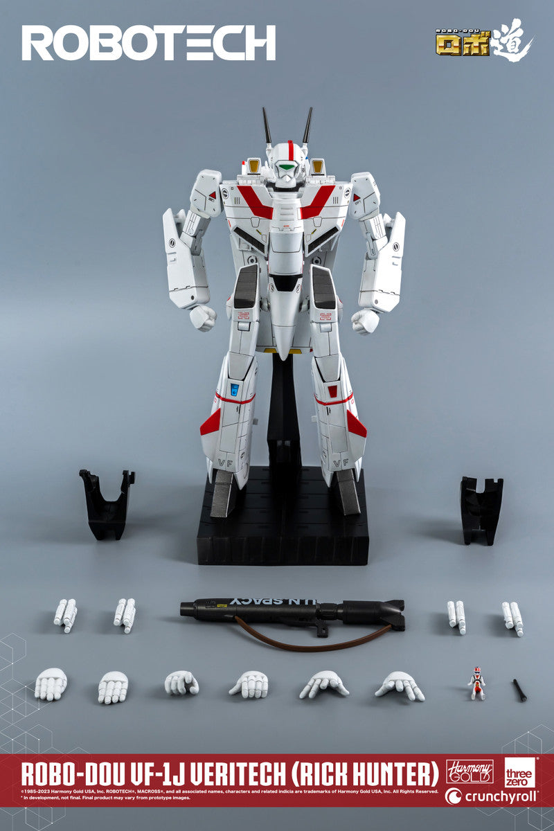 Preventa Figura ROBO-DOU VF-1J Veritech (Rick Hunter) - ROBOTECH marca Threezero 3Z0304 escala 1/72