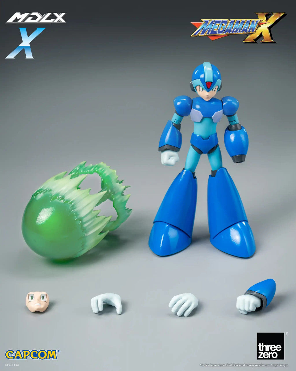 Preventa Figura MDLX Mega Man X / Rockman X marca Threezero 3Z0573 escala pequeña 1/12