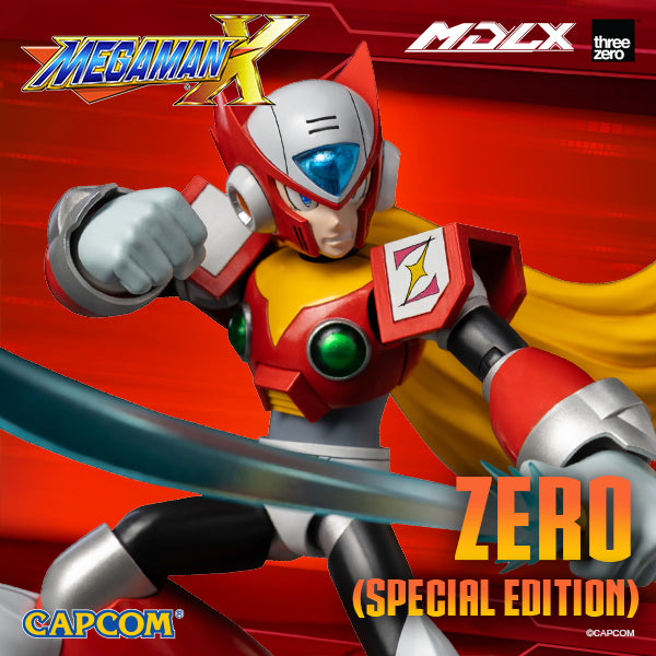Preventa Figura MDLX Zero (SPECIAL EDITION) - Mega Man X / Rockman X marca Threezero 3Z1093 escala 1/12